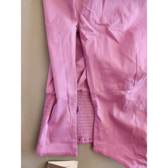 NWT Anthropologie Maeve Strapless Rosette-Trim Mini Dress M Pink 9A402 - Picture 11 of 11